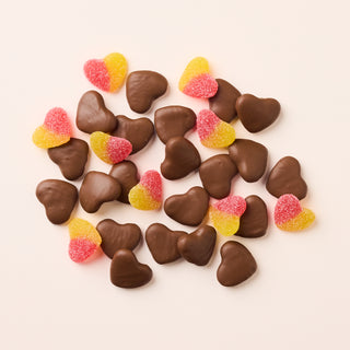 Milk Chocolate Sour Peach Hearts - Limited Edition